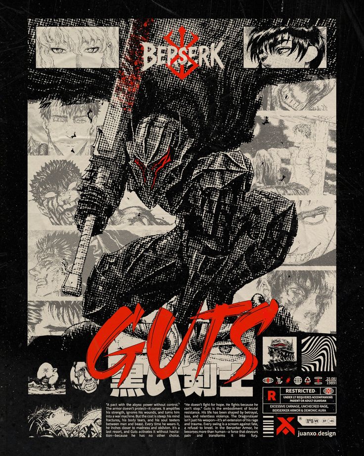 Berserk manga poster